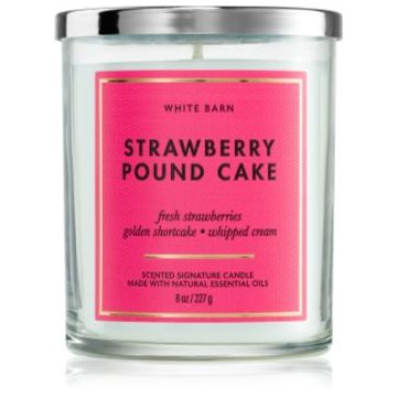 Bath & Body Works Strawberry Pound Cake lumânare parfumată