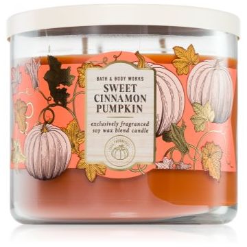 Bath & Body Works Sweet Cinnamon Pumpkin lumânare parfumată