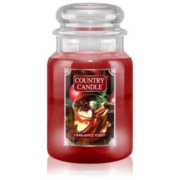 Country Candle Cran Apple Toddy lumânare parfumată