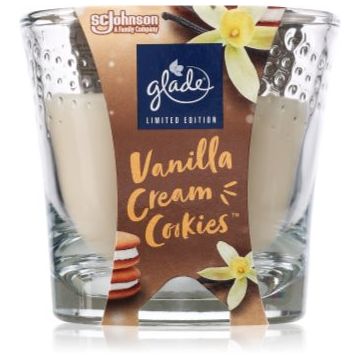 GLADE Vanilla Cream Cookies lumânare parfumată