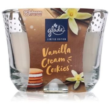 GLADE Vanilla Cream Cookies lumânare parfumată