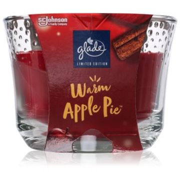 GLADE Warm Apple Pie lumânare parfumată