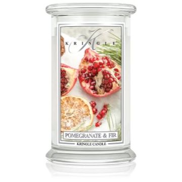 Kringle Candle Pomegranate & Fir lumânare parfumată