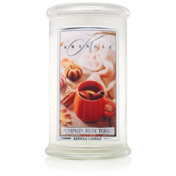 Kringle Candle Pumpkin Rum Toddy lumânare parfumată