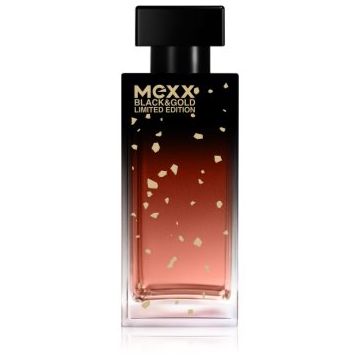 Mexx Black & Gold Limited Edition Eau de Toilette pentru femei ieftin