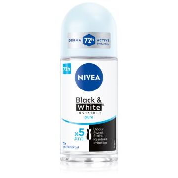 NIVEA Invisible Black & White Pure antiperspirant roll-on