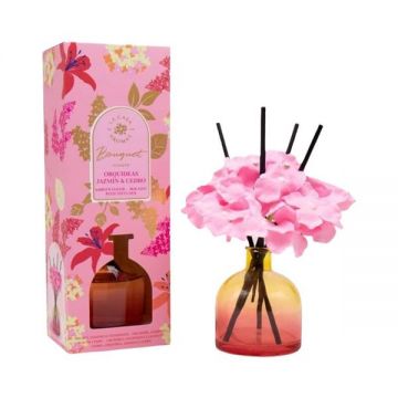 Odorizant de Camera cu Parfum de Orhidee, Iasomie si Cedru Mikado - La Casa De Los Aromas Bouquet Flower, 170 ml