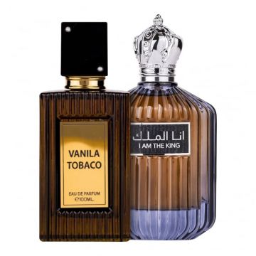 Pachet 2 parfumuri Vanila Tobacco 100 ml si I Am the King 100 ml