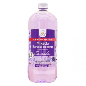 Rezerva cu Parfum de Lavanda pentru Odorizantul de Camera Mikado - La Casa De Los Aromas Especial Recarga, 1000 ml