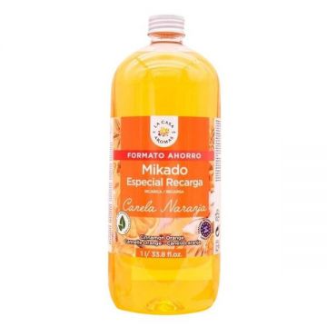 Rezerva cu Parfum de Scortisoara si Portocala pentru Odorizantul de Camera Mikado - La Casa De Los Aromas Canela Recarga, 1000 ml