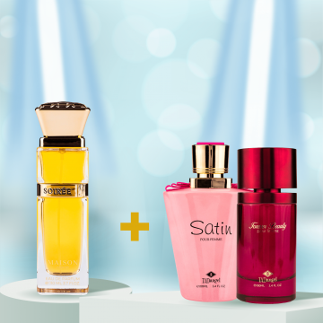 Set Cadou Parfum Dama - Soirée + Satin Femme + Forever Beauty Femme