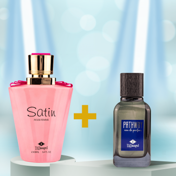 Set Cadou Parfumuri pentru ea si el - Satin Femme + Pathway Homme