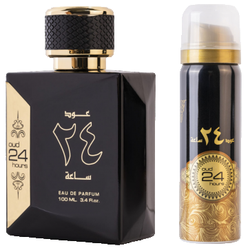 Set Oud 24 Hours, Ard Al Zaafaran, Apa de Parfum, Unisex - 100ml + Deo - 50ml