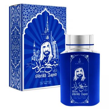 Apa de parfum Sheikh Zayed Blue, Khalis, Unisex - 100 ml