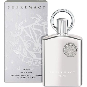 Apa de parfum Supremacy Silver, Afnan, Barbati - 100 ml - Inspirat din Creed Aventus de firma original