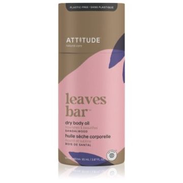 Attitude Leaves Bar Dry Body Oil ulei solid pentru corp