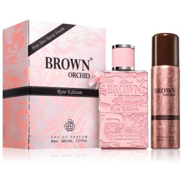 Fragrance World Brown Orchid set cadou pentru femei