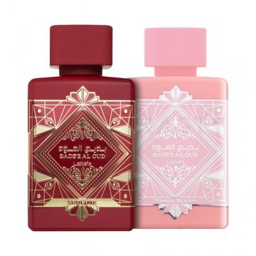 Pachet 2 parfumuri Badee Al Oud Sublime 100 ml si Badee Al Oud Noble Blush 100 ml