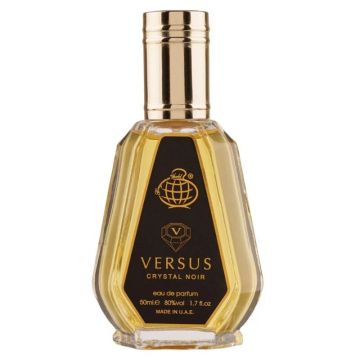 Parfum Versus Crystal Noir, Fragrance World, apa de parfum 50 ml, femei