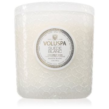 VOLUSPA Maison Blanc Seude Blanc lumânare parfumată