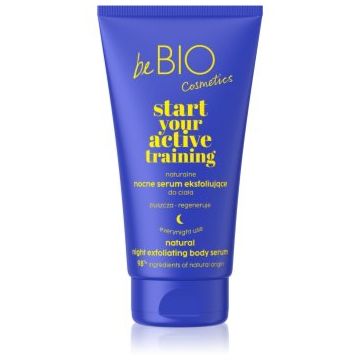 beBIO Start Your Active Training ler pentru corp cu efect de exfoliere