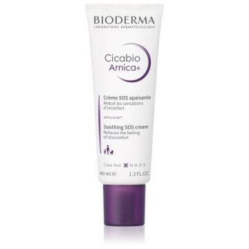 Bioderma Cicabio Arnica+ crema calmanta impotriva vanatailor si contuziilor.