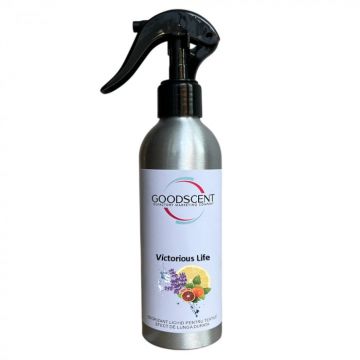 Odorizant Lichid pentru textile, Good Scent, aroma Victorious Life, 200 g, cu pulverizator de firma original