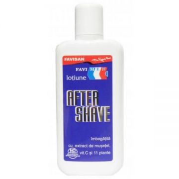 SHORT LIFE - Lotiune After Shave cu Musetel, Vitamina C si 11 Plante Favimen Favisan, 125 ml