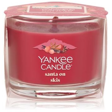 Yankee Candle Santa On Skis lumânare votiv glass Yankee Candle Santa On Skis lumânare votiv glass