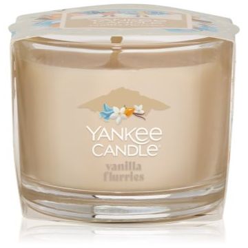 Yankee Candle Vanilla Flurries lumânare votiv glass Yankee Candle Vanilla Flurries lumânare votiv glass