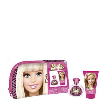 BARBIE TOILETRY BAG SET 150 ml