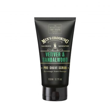 Vetiver & Sandalwood Pre-Shave Scrub 150 ml de firma original