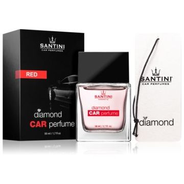 SANTINI Cosmetic Diamond Red parfum pentru masina ieftin