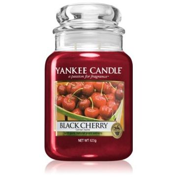 Yankee Candle Black Cherry lumânare parfumată