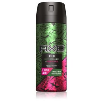 Axe Wild Fresh Bergamot & Pink Pepper spray şi deodorant pentru corp