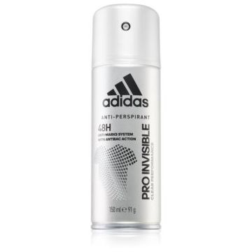 Adidas Pro Invisible antiperspirant impotriva petelor albe pentru barbati ieftin