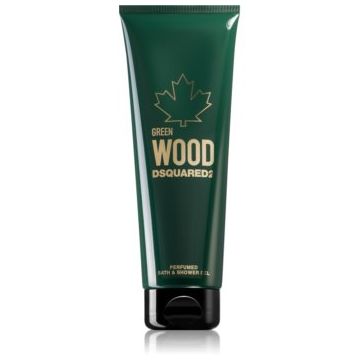 Dsquared2 Green Wood gel de dus si baie pentru bărbați