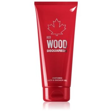 Dsquared2 Red Wood gel de dus si baie pentru femei de firma original