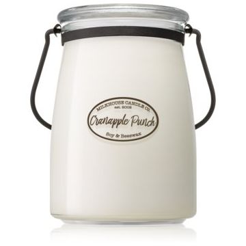 Milkhouse Candle Co. Creamery Cranapple Punch lumânare parfumată Butter Jar