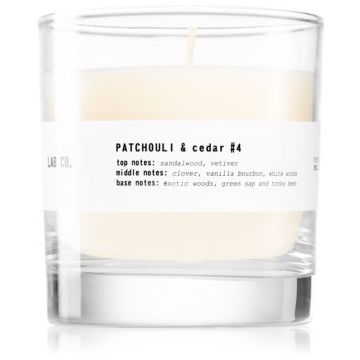 Ambientair Lab Co. Patchouli & Cedar lumânare parfumată