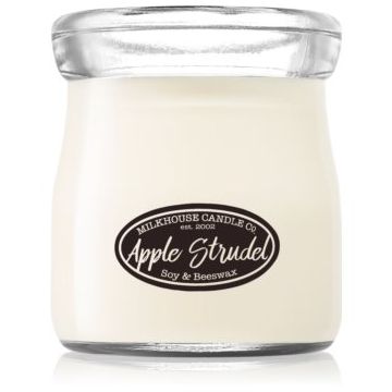 Milkhouse Candle Co. Creamery Apple Strudel lumânare parfumată Cream Jar de firma original