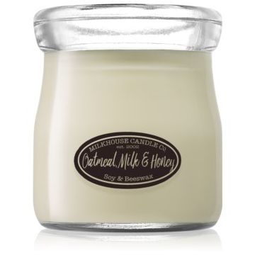 Milkhouse Candle Co. Creamery Oatmeal, Milk & Honey lumânare parfumată Cream Jar