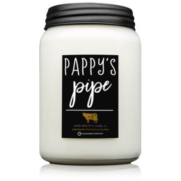 Milkhouse Candle Co. Farmhouse Pappy's Pipe lumânare parfumată Mason Jar