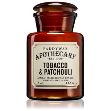 Paddywax Apothecary Tobacco & Patchouli lumânare parfumată