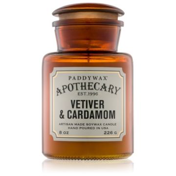 Paddywax Apothecary Vetiver & Cardamom lumânare parfumată