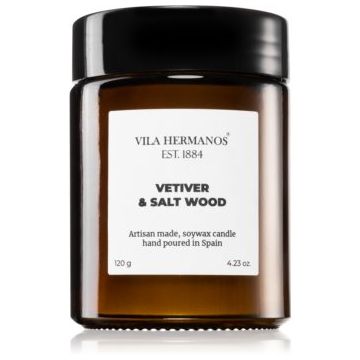 Vila Hermanos Apothecary Vetiver & Salt Wood lumânare parfumată