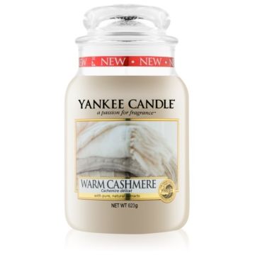 Yankee Candle Warm Cashmere lumânare parfumată Clasic mare