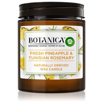 Air Wick Botanica Fresh Pineapple & Tunisian Rosemary lumânare parfumată de firma original