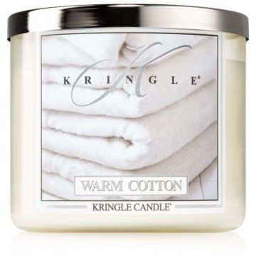 Kringle Candle Warm Cotton lumânare parfumată