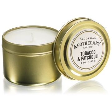 Paddywax Apothecary Tobacco & Patchouli lumânare parfumată în placă